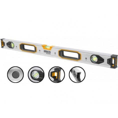 Уровень 800мм, 3 глазка INGCO HSL38080М