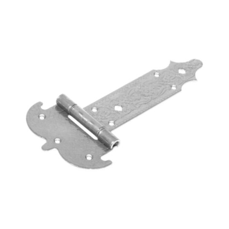 *Петля стрела фигурная ПС-200 мод.4 кованая серия СУЗДАЛЬ черненое серебро (10) D