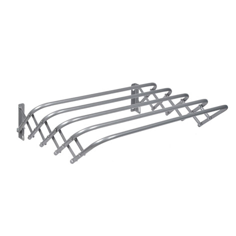 Сушилка металлическая настенная серебряная 600*450*185 мм Nika