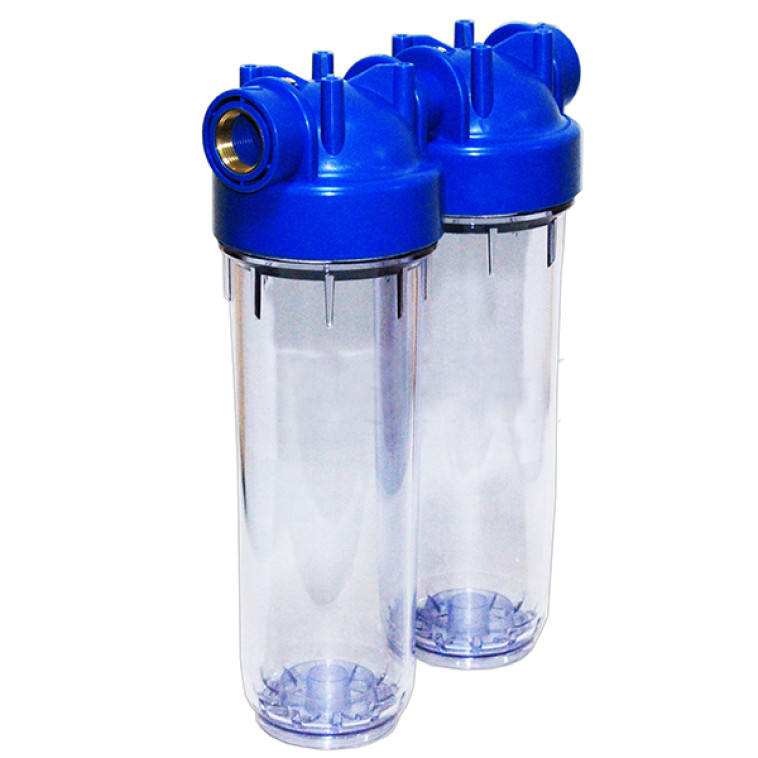 Корпус магистрального фильтра двойной YL-Q10CC 3/4