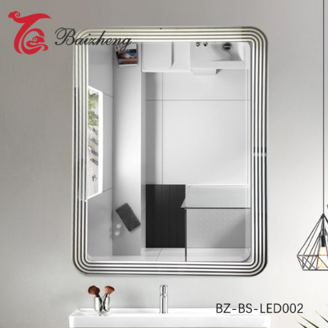 Зеркало 50*70 см с LED-подсветкой контур полосы BZ-BS-LED0021