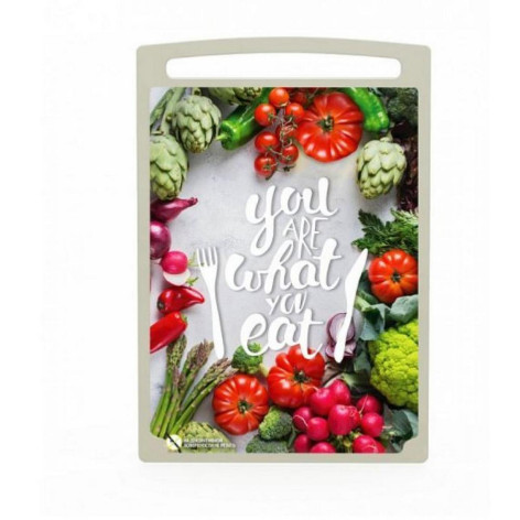 Доска пластиковая разделочная 29*19,8*0,4 см врезная ручка в ассорти M Practic Полимербыт