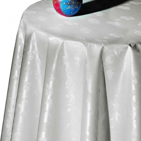 Клеенка ПВХ нетканая основа 1,4*20 м белый рис 517A Dekorama Star