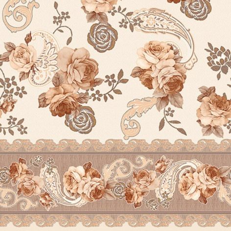 Клеенка ПВХ нетканая основа 1,4*20 м рис 066A Dekorama