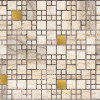 Мини фото Панель ПВХ Мозаика мрамор с золотом 0,955х0,48м Грейс