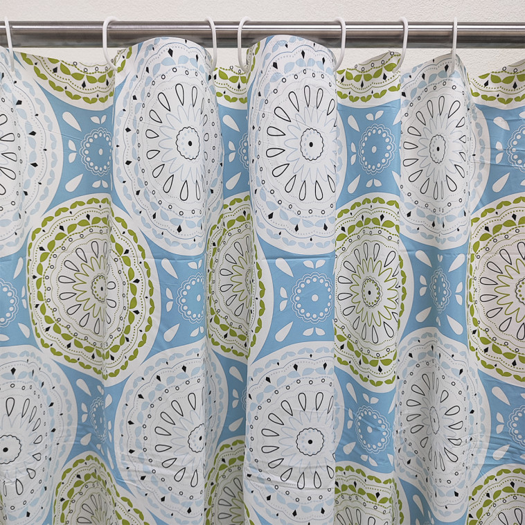 Фото Штора для ванной Dikalan 180*180 орнамент