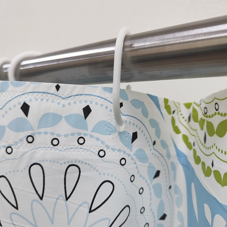 Картинка Штора для ванной Dikalan 180*180 орнамент