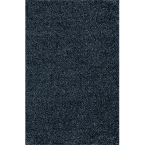 Ковер жаккардовый двухполотный Шэгги MAKAO  0,8*1,5 Темно- Синий