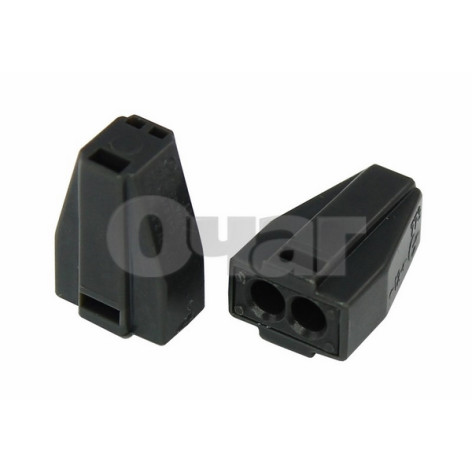 Клемма-экспресс с пастой, 2-проводная до 2,5 мм.кв, серая (100 шт./уп.) (773-302) REXANT