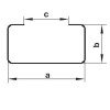 Мини изображение Держатель для плоского канала 60*120