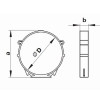 Мини картинка Держатель универсальный d=100/d=125/d=150/d=160