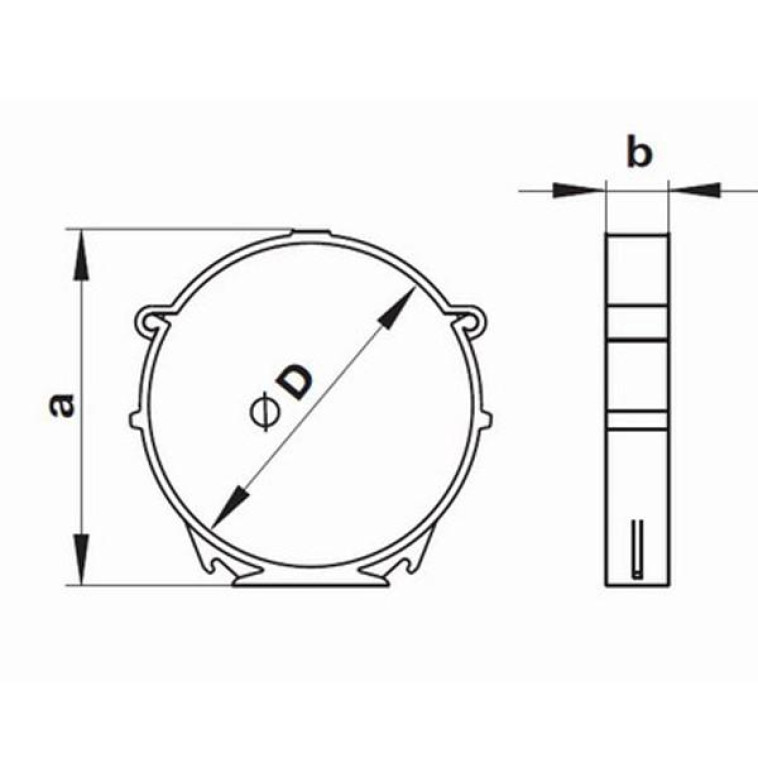 Изображение Держатель универсальный d=100/d=125/d=150/d=160