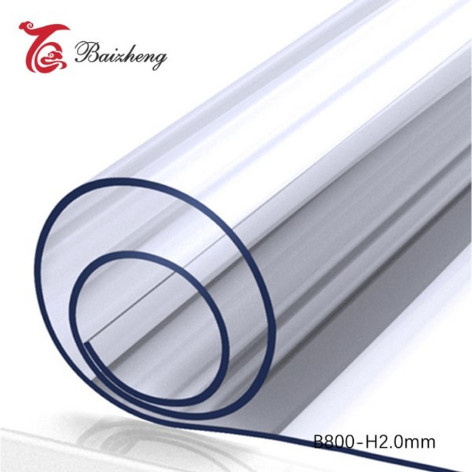 Клеенка силиконовая прозрачная 0,8*10 м 2 мм Baizheng