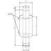 Мини картинка Теплообменник Комфорт 1 мм 12л d115  d1/2