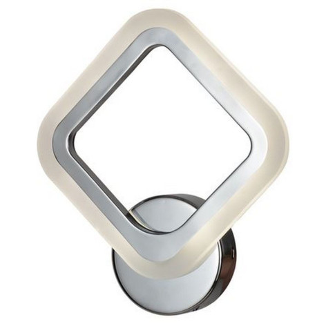 Бра светодиодный 1 плафон 18*18*4 см 20 Вт 670 LM 5м2 акрил 3 цвета хром Baizheng