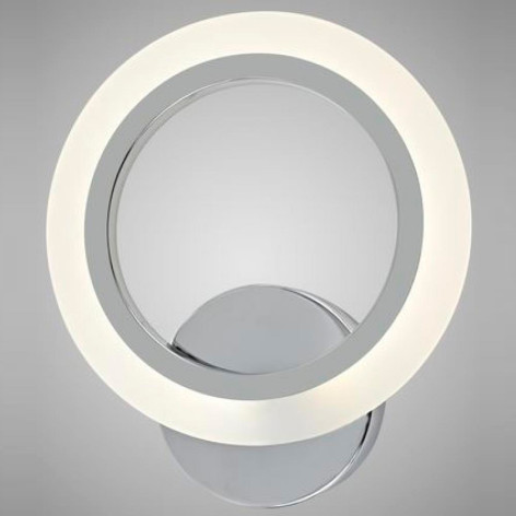 Бра светодиодный 1 плафон 19*23*8 см 18 Вт 600 LM 5м2 3 цвета хром Baizheng