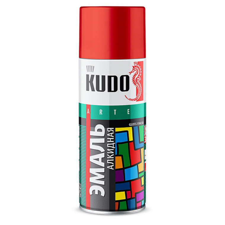 Изображение Эмаль аэрозольная Kudo бежевая 520мл