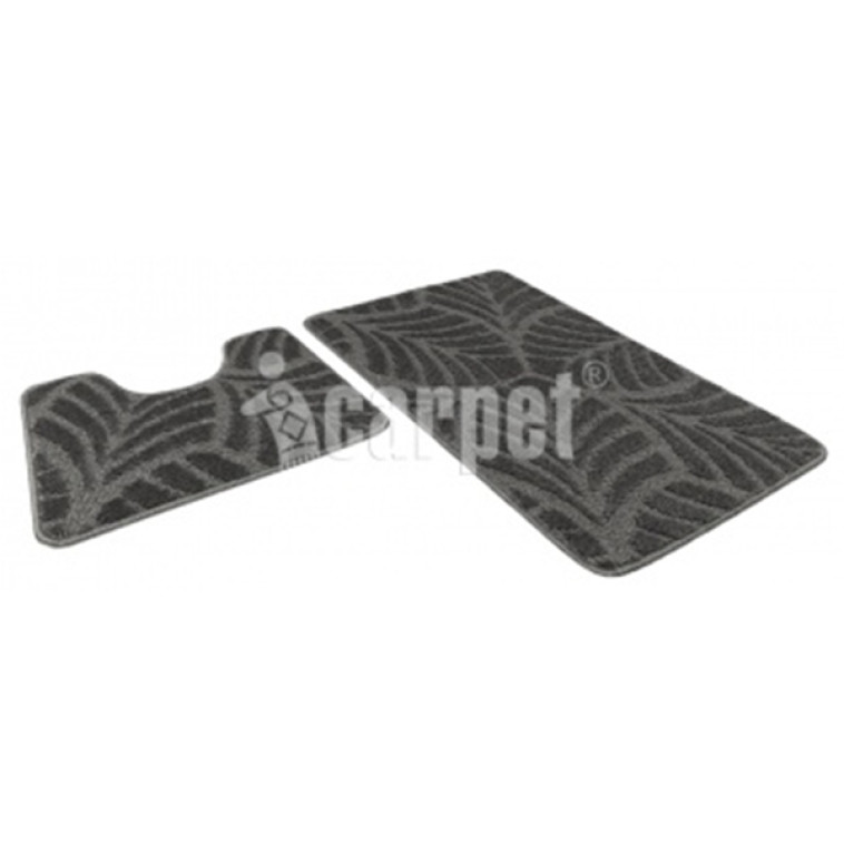 Коврик для ванной Актив 001 50*80/50*40 серый 50 Шахинтекс