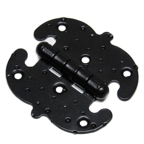 Петля накладная фигурная ПН 5-90-SL черный матовый