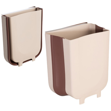 Ведро пластиковое для мусора  8 л подвесное Magic Рыжий Кот