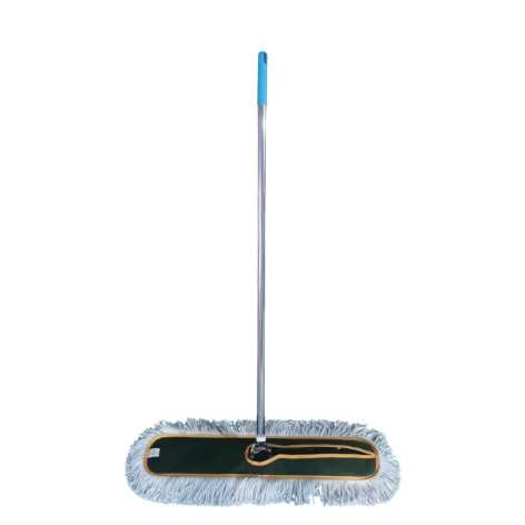 Швабра металлическая 130*80 см насадка хлопок телескоп металл черенок Baizheng
