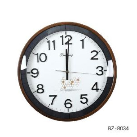 Часы пластиковые настенные 39 см круг Классика Baizheng