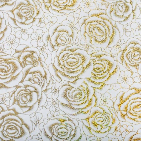 Клеенка силиконовая 0,6*20м 0,7мм рис. 021 Dekorelle