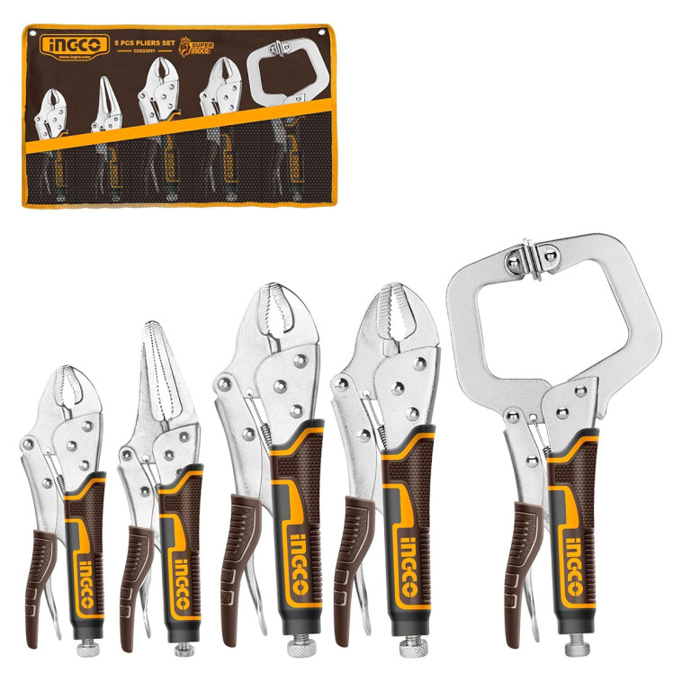 Набор клещей 5 шт INGCO COS23091
