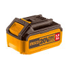 Мини изображение Аккумулятор INGCO FBLI20031,20В, Li-Ion, 5Ah, Индикатор заряда
