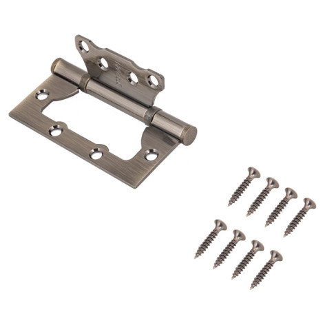 Петля универсальная без врезки 2BB 100х75х2,5 АВ (бронза) (100/20) СТАНДАРТ