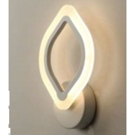 Бра светодиодный 1 плафон 27*16*8 см 18 Вт 510 LM 5м2 акрил 3 цвета белый Baizheng