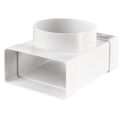 Тройник плоский/круглый 60*120/d100