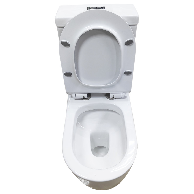 Унитаз моноблок Knois KN6299000 белый, горизонт. выпуск, смешанный тип смыва, микролифт 67*36*82 см Фото Унитаз моноблок Knois KN6299000 белый, горизонт. выпуск, смешанный тип смыва, микролифт 67*36*82 см