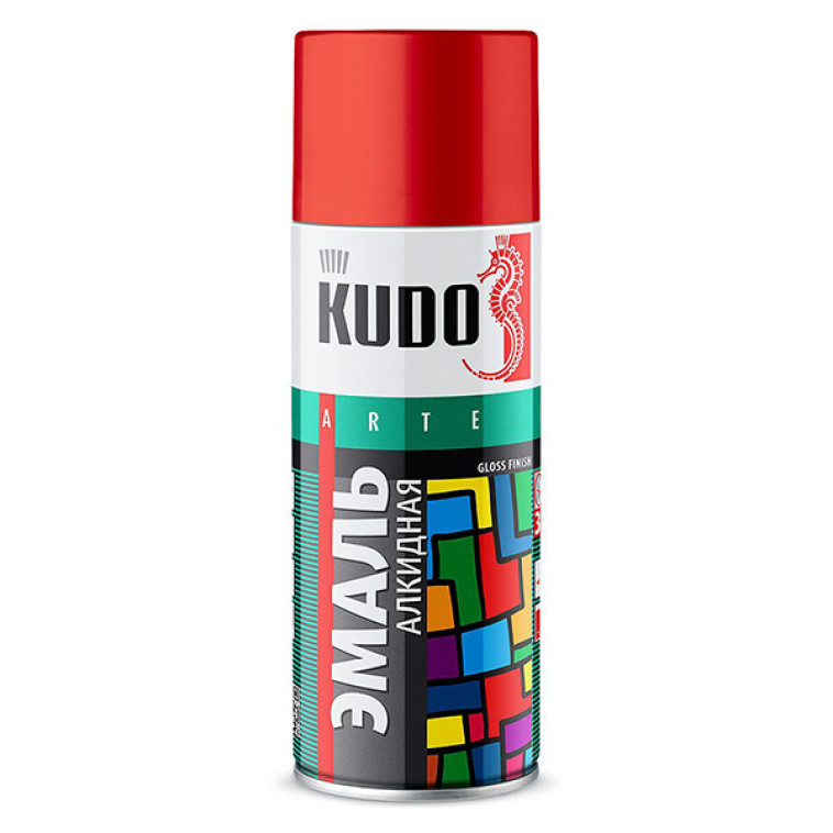 Изображение Эмаль аэрозольная Kudo темно-зеленая 520мл