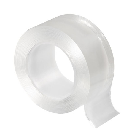 Нано-лента клейкая 2м*3см двусторонняя многоразовая прозрачная Park