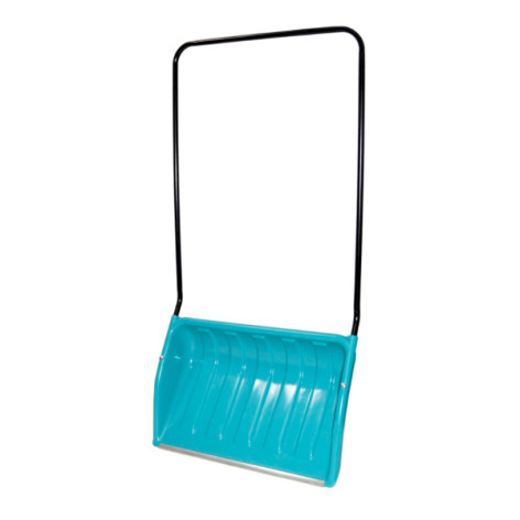 Движок пластик (СКРЕПЕР)  750*500мм ЭЛИТА (цветной) с изогнутой метал.ручкой d20