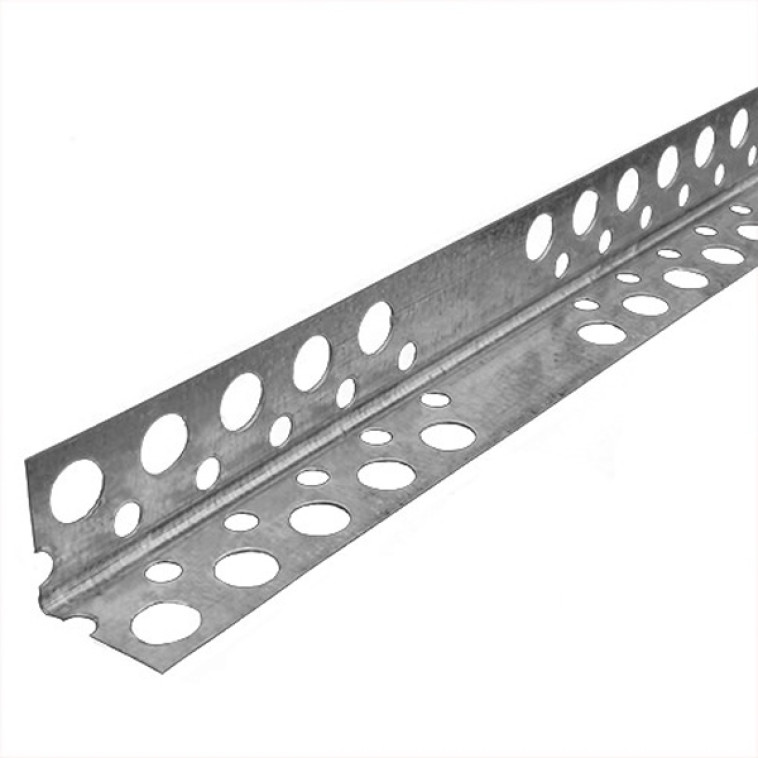 Угол оцинкованный перфорированный 20*20мм 0,4* 3,0м