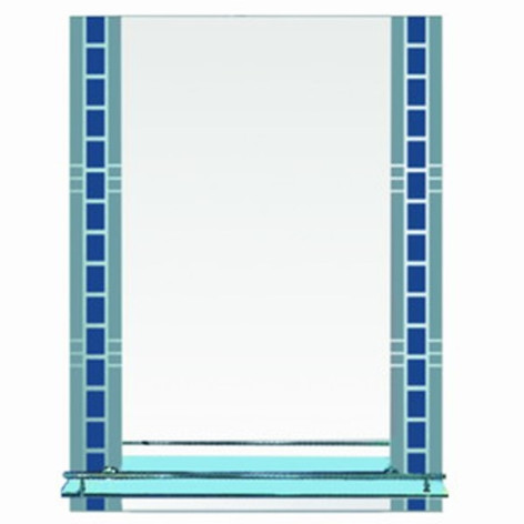 Зеркало Accoona 600*450 прямоугольное с полкой (20) А615