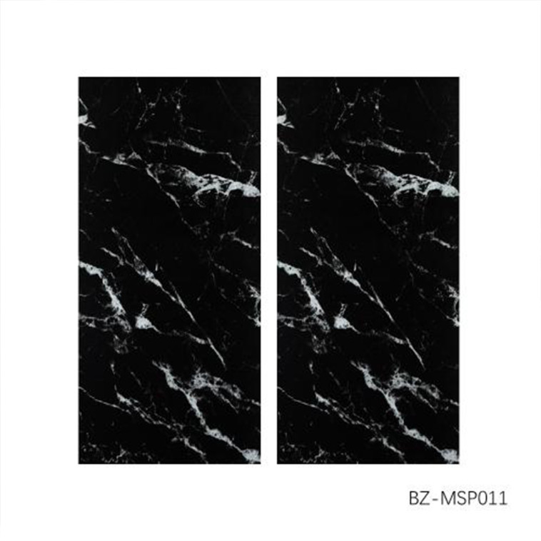 Изображение Панель стеновая самокл 3D_матовая Черный мрамор 0,3х0,6м (толщ. 0,18см) BZ-MSP011