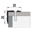 Мини изображение Порожек угловой 0,9 м алюминий 20*20мм