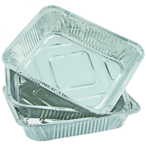 Набор алюминиевый форм для запекания прямоугольный 3 пр 0,49 л ЕвроХаус