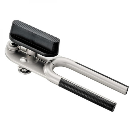 Нож никелированный 17 см консервный прорез ручка Mallony