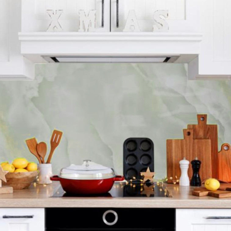 Фото Панель стеновая самокл  3D Серый мрамор 0,3х0,6м (толщ. 0,18см) BZ-D910