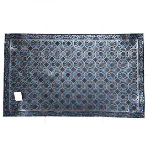 Коврик резиновый 45*75 (Ореон) синий (Bay)