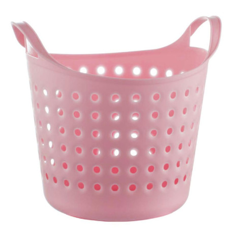 Корзинка пластиковая 10 л нежно розовый Soft Berossi