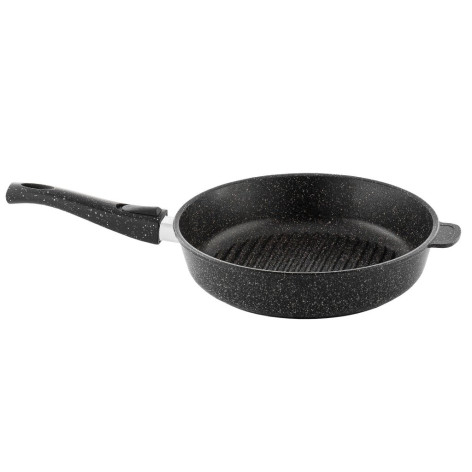 Сковорода-гриль алюминиевая 28 см съем ручка индукция Гранит Induction Горница