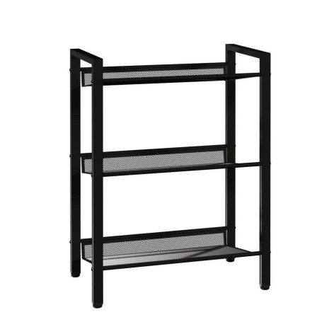 Подставка металлическая для обуви 3-х ярусная 47*26,5*61 см черный Торонто 13 ЗМИ