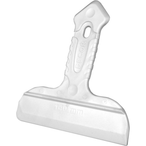 Шпатель двусторонний DECOR 140 мм, резин. ручка