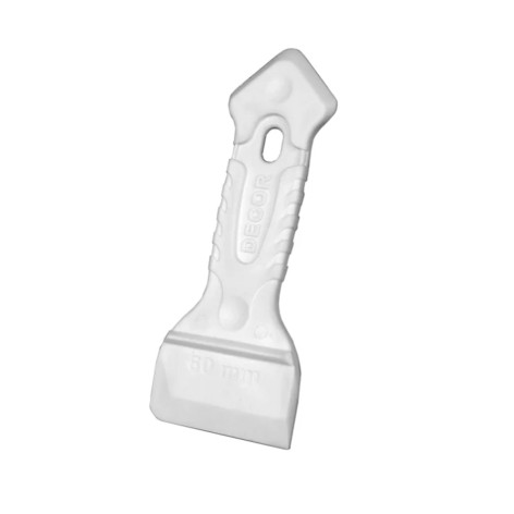 Шпатель двусторонний DECOR 60 мм, резин. ручка