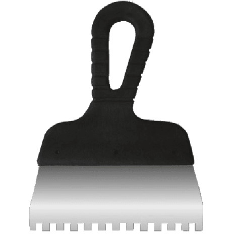 Шпатель зуб сталь 300 мм 10*10мм DECOR